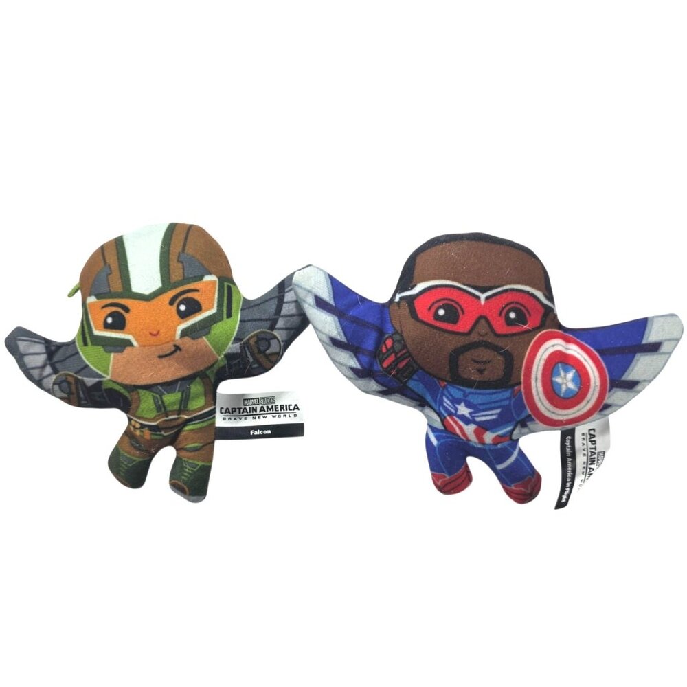 Marvel Brave New World Plush Toys Captain America Falcon mcdonalds